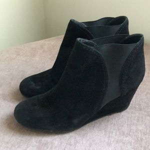 Stuart Weitzman 8 1/2 ankle wedged booties.